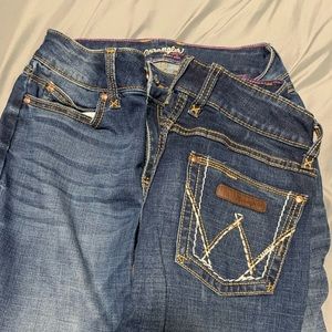 Wrangler blue jeans boot cut
